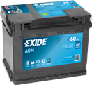 startovací baterie - EXIDE EK600